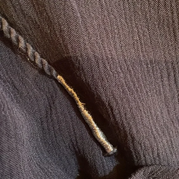 NWT Navy Blue Lace Blouse by American Eagle - Picture 7 of 8